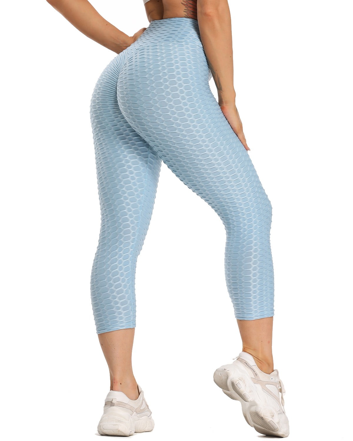 baby blue yoga leggings