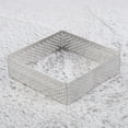 thumbnail image 2 of Anillo Perforado para Tartas Moldes para Tartaletas de Acero Inoxidable Forma Cuadrada Molde para Tartas CíRculo Herramienta para Hornear Pasteles Franceses, Paquete de 5, 2 of 5