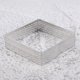 thumbnail image 2 of Anillo Perforado para Tartas Moldes para Tartaletas de Acero Inoxidable Forma Cuadrada Molde para Tartas CíRculo Herramienta para Hornear Pasteles Franceses, Paquete de 5, 2 of 5