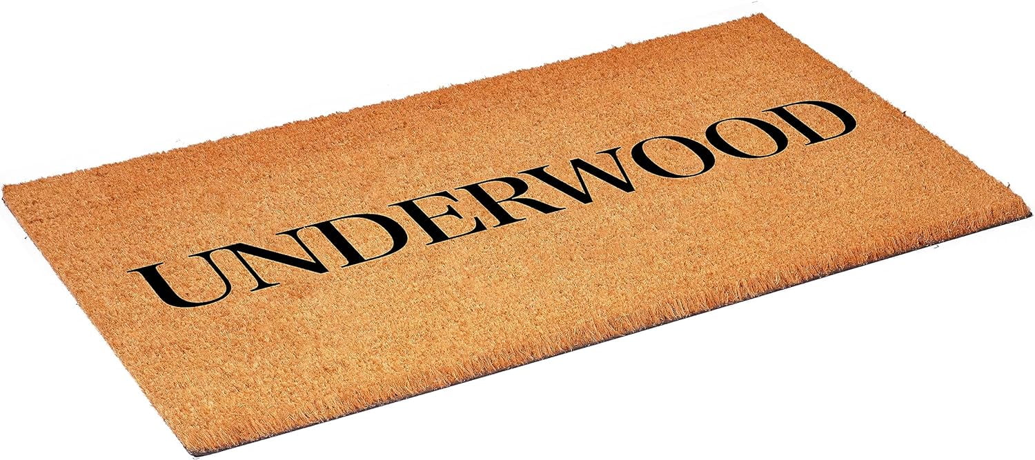 Calloway Mills 111542448 Bold Underwood Personalized Doormat 24" x 48"
