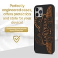 thumbnail image 2 of Case Yard Wooden Case for iPhone-11-Pro Soft TPU Silicone cover Slim Fit Shockproof Wood Protective Phone Cover for Girls Boys Men and Women Supports Wireless Charging Las Vegas Gambler Design, 2 of 7