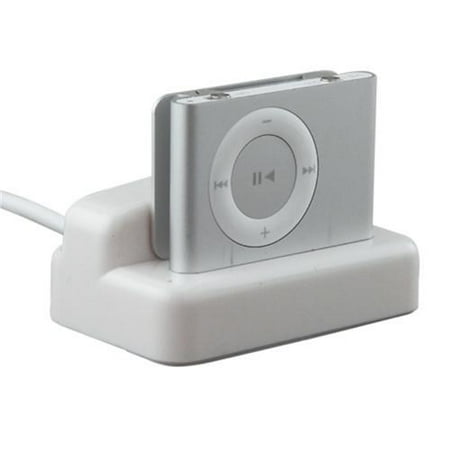 Insten Multi Function Cradle Charger For Apple iPod shuffle 2nd Gen, White