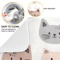 thumbnail image 2 of Yayeee Dish Drying Mat for Kitchen Counter 16"x18" Microfiber Absorbent Pad, Gray Cat Pattern, 2 of 7