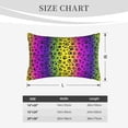thumbnail image 6 of Fotbe Animal Paw Rainbow Pillow Cases - Envelope Closure - Luxury, Extra Soft, Cooling Pillow Covers - Wrinkle, Fade, Stain Resistant-14"x20", 6 of 9