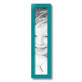 thumbnail image 2 of ArtToFrames 4" x 19" Aqua Picture Frame, 4x19 inch Green Wood Poster Frame (WOM-4428), 2 of 8