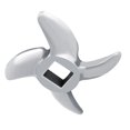 thumbnail image 1 of Stainless, Grinder Knife, Replacement Blade Suitable for Many Meat Grinders, 1 of 7