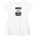 thumbnail image 3 of Inktastic Daddys Biking Buddy Girls Baby Dress, 3 of 5