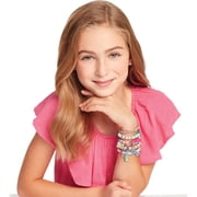 Make It Real: Summer Vibes Heishi Bead Set - Create 5 Unique Cord Charm Bracelets, 531 Pieces, Includes Play Tray, All-In-One, DIY Charm & Bead Jewelry Kit, Tweens & Girls, Arts & Crafts, Kids Ages 8+