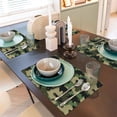 thumbnail image 6 of Placemats Set of 4 / 6, Camouflage Dinosaur Placemats for Dining Table Indoor/Outdoors Heat Resistant Washable Placemats 18" x 12", 6 of 8