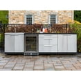 thumbnail image 6 of NewAge Products Outdoor Kitchen Stainless Steel 3 Piece Cabinet Set with 3-Drawer, Bar and Grill Cabinet, 6 of 14