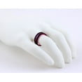 thumbnail image 3 of Tungsten Carbide Rings for Men Wedding Bands for Him 6mm Black Pink Line Stripe, 3 of 7