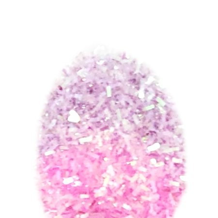 Way To Celebrate Easter Pink Tinsel Egg Pick