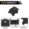 thumbnail image 4 of Reemplazo del actuador de puerta de mezcla de calefacción HVAC Unique Bargains para Toyota Camry 2015-2018 No.8710606290 Actuador de puerta de aire Plástico Metal Negro, 4 of 6