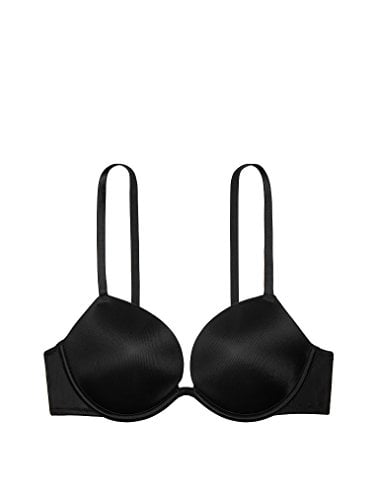 Victoria's Secret PINK Wear Everywhere Super Push Up Bra Black 34C add 2 sizes