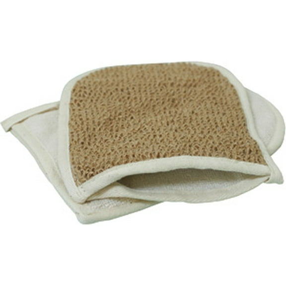 Plantlife Hemp & Bamboo Mitt Scrubber – Natural Exfoliating Bath & Shower Glove, Fits All Hand Sizes for Gentle Cleansing