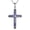 Cross, variant on Cross Necklace 925 Sterling Silver Religion Necklace Lapis Lazuli/Turquoise/Black Onyx Cross Necklace Jewelry Gifts for Women Men
