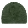 thumbnail image 2 of CNJKEHIUV Under 6$ Hot Sales Summer Sales Uni Fashion Keep Warm Winter Hats Knitted Wool Hemming Hat Army Green One Size, 2 of 2