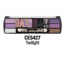 LA Colors Day To Night 12-Color Eyeshadow Palette, Twilight