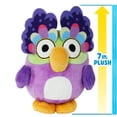 thumbnail image 2 of Muñeca de peluche, peluche suave con forma de búho Chattermax, color morado, 25 cm, 2 of 2