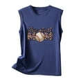 thumbnail image 4 of EQWLJWE Débardeurs Sans Manches pour Femmes Débardeurs d'Été pour Femmes Mode Débardeur d'Été pour Femmes à Col Rond Sans Manches Imprimé Débardeur Blouse Décontractée, 4 of 4