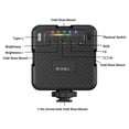 thumbnail image 4 of RGB Video Lights, 360 Full Color LED Camera Light with 3 Cold Shoe Mounts, CRI 95+, 3000-6500K Dimmable, 1500mAh Rechargeable, Portable Photography Selfie Light, 4 of 7