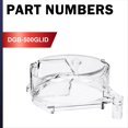 thumbnail image 5 of DGB-500GLID para Cafetera Tapa de Ensamblaje de Molinillo de Repuesto Transparente para Cafetera Transparente - Se Adapta para los Modelos, 5 of 5