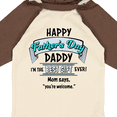 thumbnail image 4 of Inktastic Happy Father's Day Best Ever Boys or Girls Long Sleeve Baby Bodysuit, 4 of 5