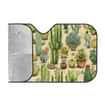 thumbnail image 2 of ZICANCN Car Sun Shades Front Windshield, Desert Cactus Plants Automotive Front Window Sun Shield Visor, Small Size, 2 of 8