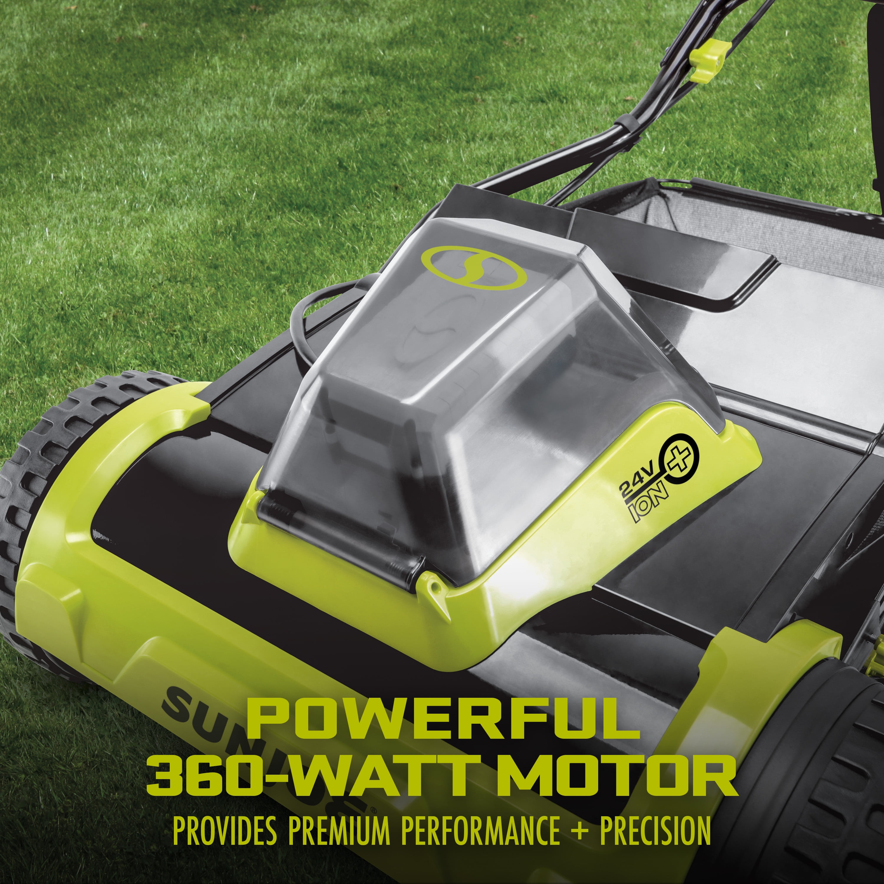 Battery Operated Sun Joe 24v Cordless Lawn Mower Sun Joe 24V