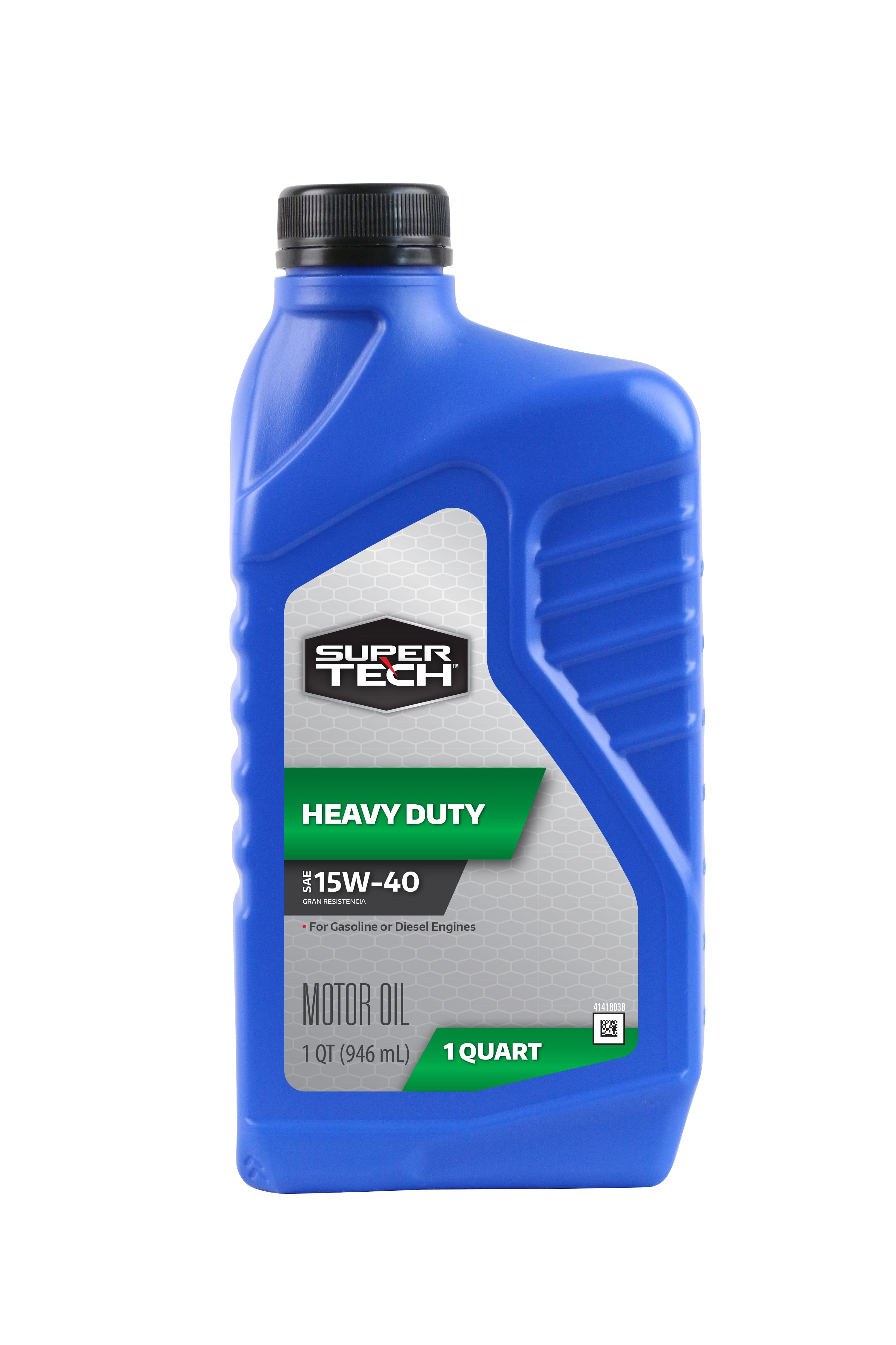 Super Tech Heavy Duty SAE 15W40 Motor Oil, 1 Quart