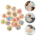 thumbnail image 4 of 20Pack Memory Game Cards Wooden Focus Training Early Education Family Interaction Children Toddlers, 4 of 8