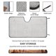 thumbnail image 2 of Duna Parasol para Parabrisas Delantero Protector Plegable, Visera Solar para Auto Bloquea Rayos UV Mantiene tu Vehículo Fresco140cm*76cm, 2 of 6