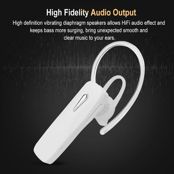 Auriculares de gancho de oído inalámbricos, auriculares portátiles con manos libres para correr