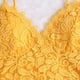 thumbnail image 4 of Gibobby arnés para mujer Lencería de talla grande, chaleco, sujetador, camisola inalámbrica, ropa interior corta con cuello en V, ropa interior Sexy para mujer(Amarillo, S), 4 of 5