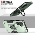 thumbnail image 4 of Feishell for Samsung Galaxy A14 5G Cover with Metal Ring Folding Kickstand,Drop Protection Magnetic Car Mount Shockproof Durable Dual Layer Hybrid Rugged Protective Phone Case,Green, 4 of 9