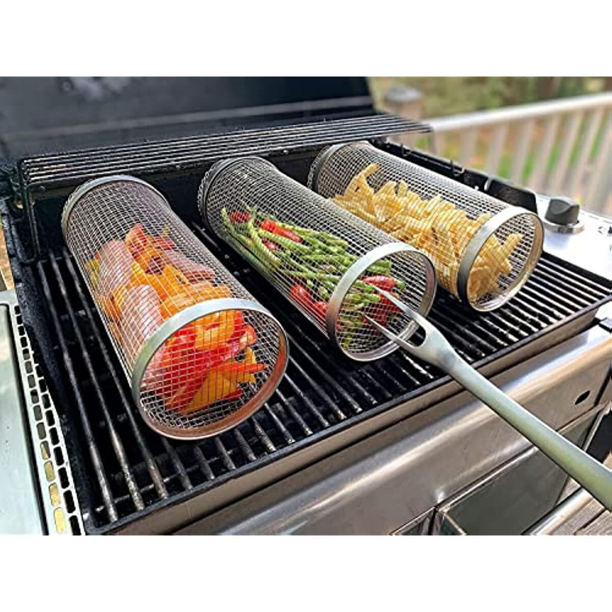 Stainless Steel Grilling Net with Handle – TOIRO