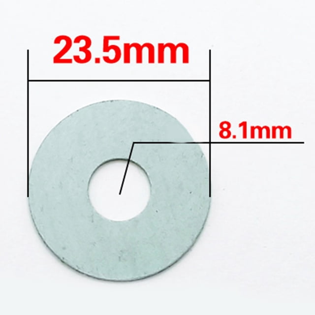 5 Pcs/Lot Thick Tow Washer Disc Plate Oil Resistant Aramid Fiberboard Force Relief Friction Plate Baitcast Reel Refit Accessory