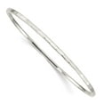 thumbnail image 4 of 925 Sterling Silver Hammered Bangle Bracelet, 4 of 6