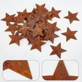 thumbnail image 5 of 30PCS Rusty Metal Barn Star Vintage Antique Primitives Country Decor Tin Steel Stars with Holes, 5 of 8