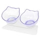 thumbnail image 1 of Cuenco para gatos inclinado con soporte para protección del cuello y comedero elevado para agua y comida para mascotas, 1 of 5