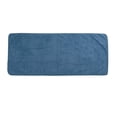 thumbnail image 6 of Soft Coral Fleece Bath Towel, Absorbent Polyester Bath Sheet for Daily Use and Travel, Quick-Dry Lightweight Towel for Gym and Beach, Navy Color, 36x80cm Size, 1 Count, 6 of 7