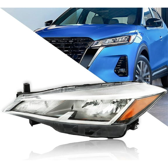 labwork Headlight Assembly Replacement for Kicks S/SV 2021-2023 Halogen Headlight Headlamp Driver Side 26060-5R00A