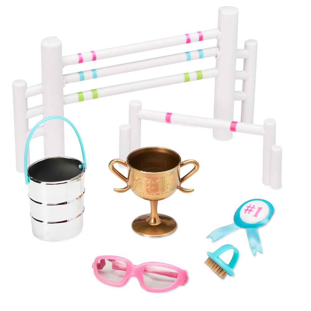 My Life As Horse Jumping Play Set, 9 Pieces