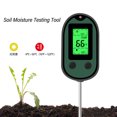 thumbnail image 3 of Soil Moisture Meter, Environment Humidity Temperature Monitor 5 In 1 Sunlight Strength Soil PH Tester High Accuracy  For Indoor For Potted Plant, 3 of 8