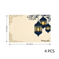 thumbnail image 4 of Amarainy Elegant Lantern Design Table Mats Set Of 4 For Home Kitchen Table Decor 12x18 inch, 4 of 5