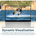 thumbnail image 3 of HP Envy 17.3" FHD Laptop, Intel Core i7-1260P, 16GB RAM, 1TB SSD, Backlit Keyboard, Intel Iris Xe Graphics, Fingerprint Reader, Webcam, Windows 11 Pro, Silver, 32GB Hotface USB Card (Renewed), 3 of 7