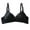Black, variant on Dealovy Push up Bras for Women Wireless V Neck Soft Support Fall Coverage Comfortable Everyday Bras