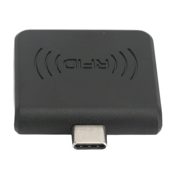 Portable Contactless Smart Card Reader, Square Reader For Contactless, High Frequency ID Mobile Phone Card Reader With Type C Connector, 0.2s Fast Card Reading