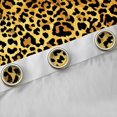 thumbnail image 4 of Manfei Brown Cheetah Print Blackout Curtains Set of 2 (52x84 Each), Wild Animal Theme Window Curtains, Ombre Leopard Print Curtains and Drapes, Luxury Home Decor, 4 of 6