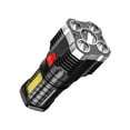thumbnail image 1 of Soidarity Linterna impermeable IPX4, linterna portátil potente de 3 modos, linterna para acampar, herramienta de iluminación para mochilero al aire Plata Soidarity OD029160-01, 1 of 6
